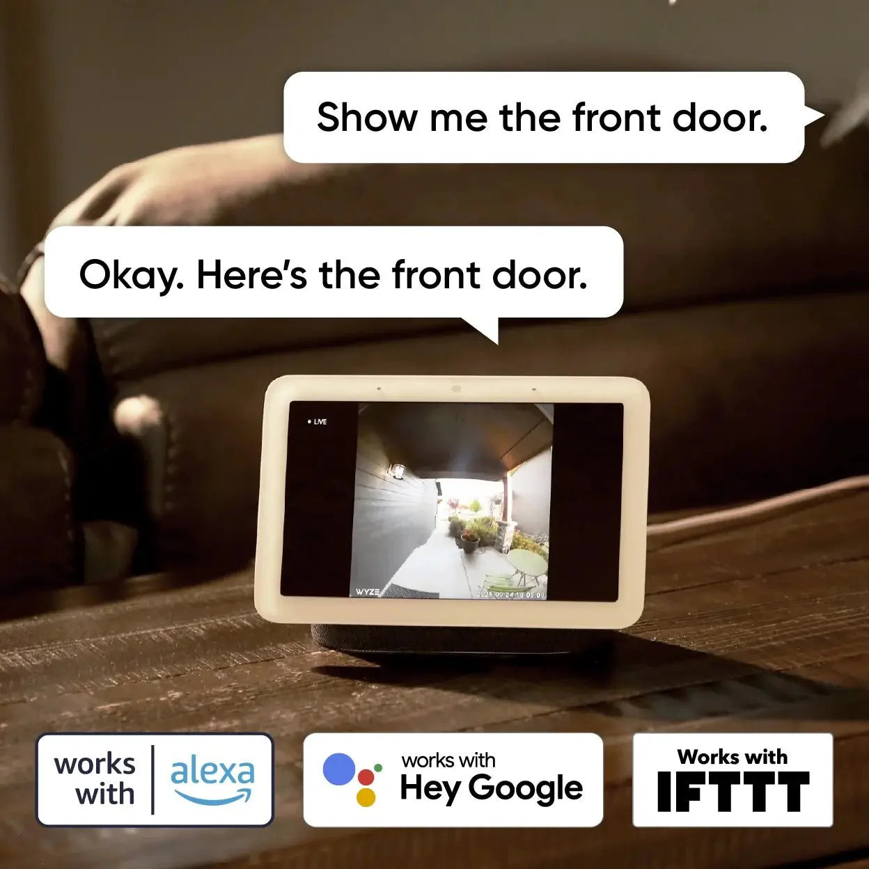 Battery Video Doorbell + Palm Lock