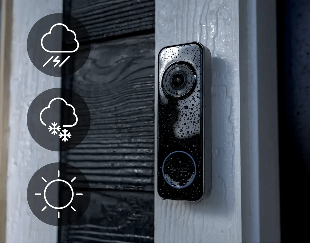Battery Video Doorbell + Palm Lock