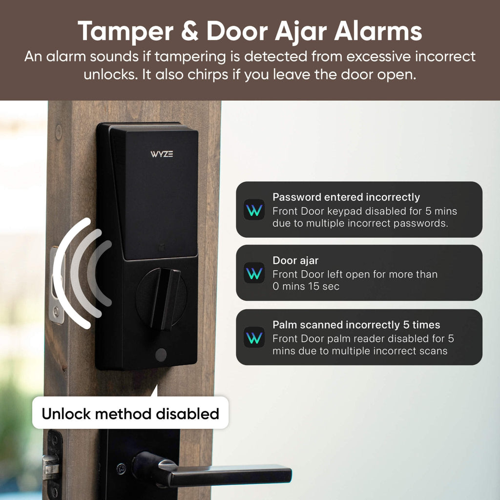 Battery Video Doorbell + Palm Lock