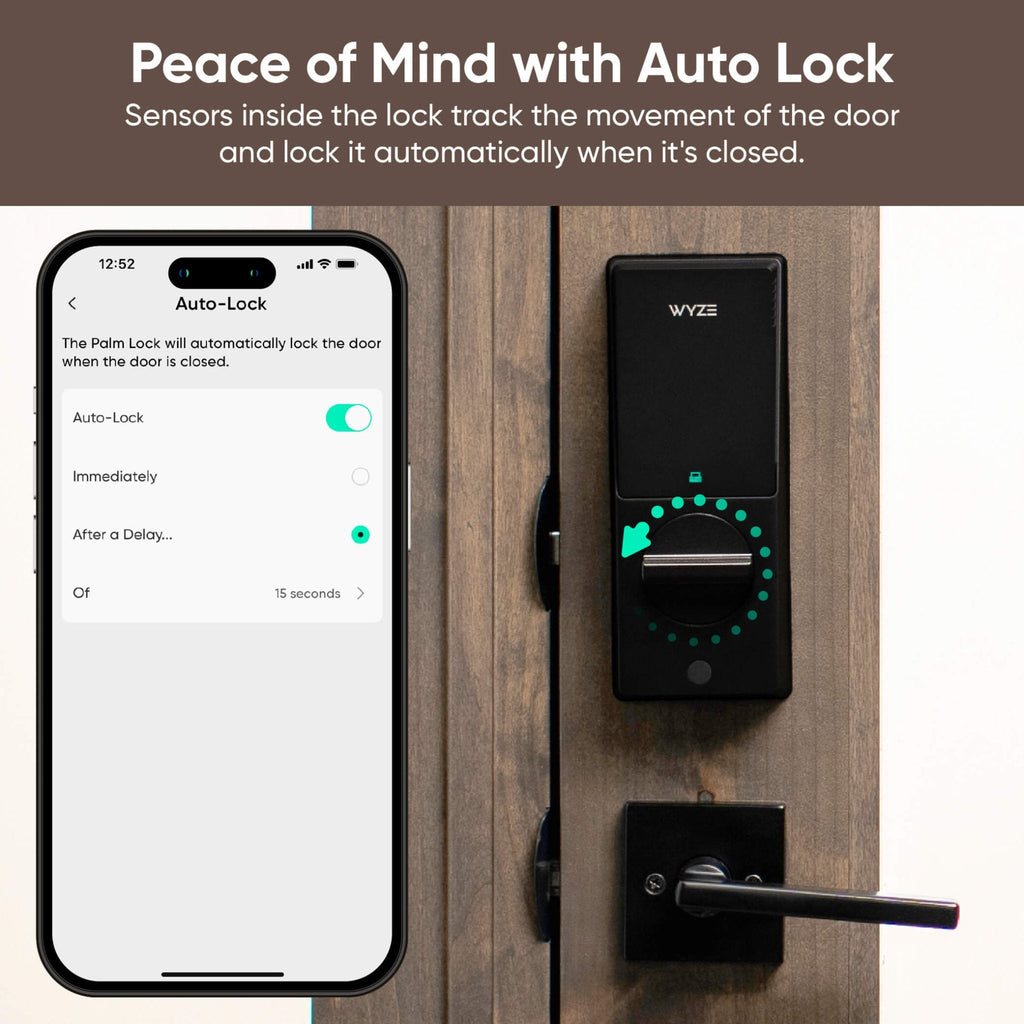 Battery Video Doorbell + Palm Lock
