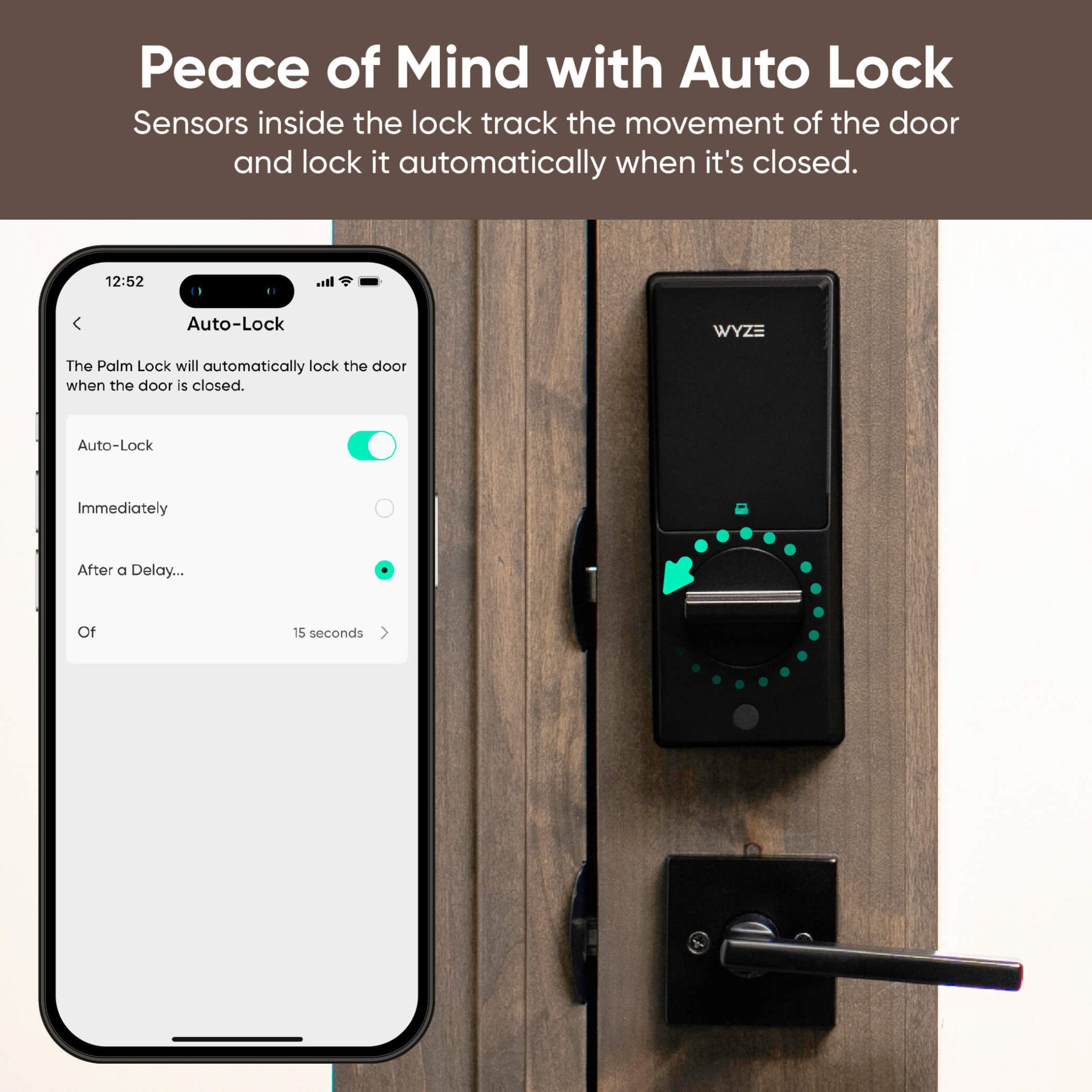 Battery Video Doorbell + Palm Lock